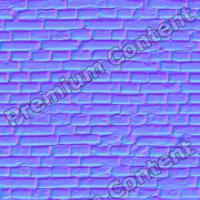 seamless wall bricks normal mapping 0013